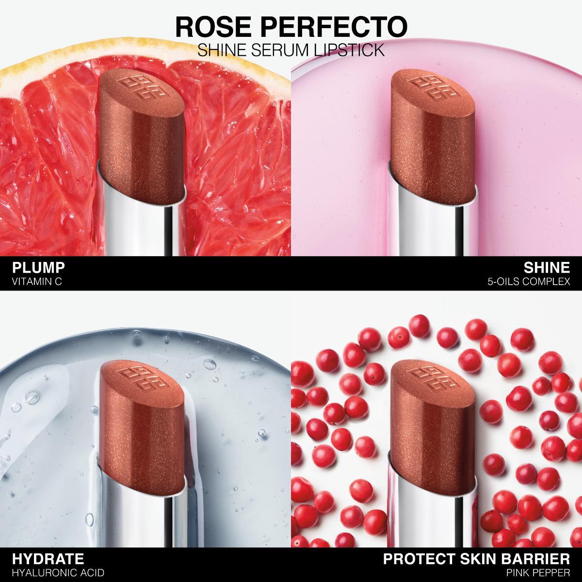 Rose Perfecto Shine Serum Lipstick