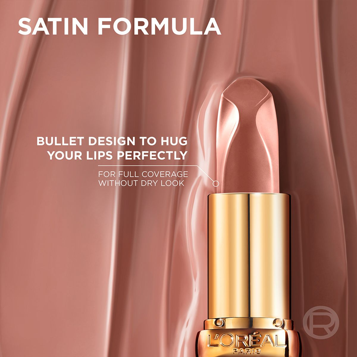 Loreal Colour Riche Nudes Of Worth Satin Lipstick