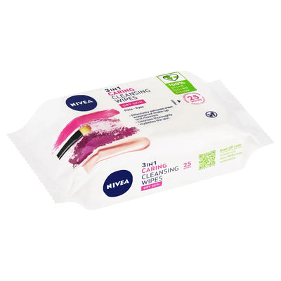 3-in-1 Caring Cleansing Wipes Dry Skin