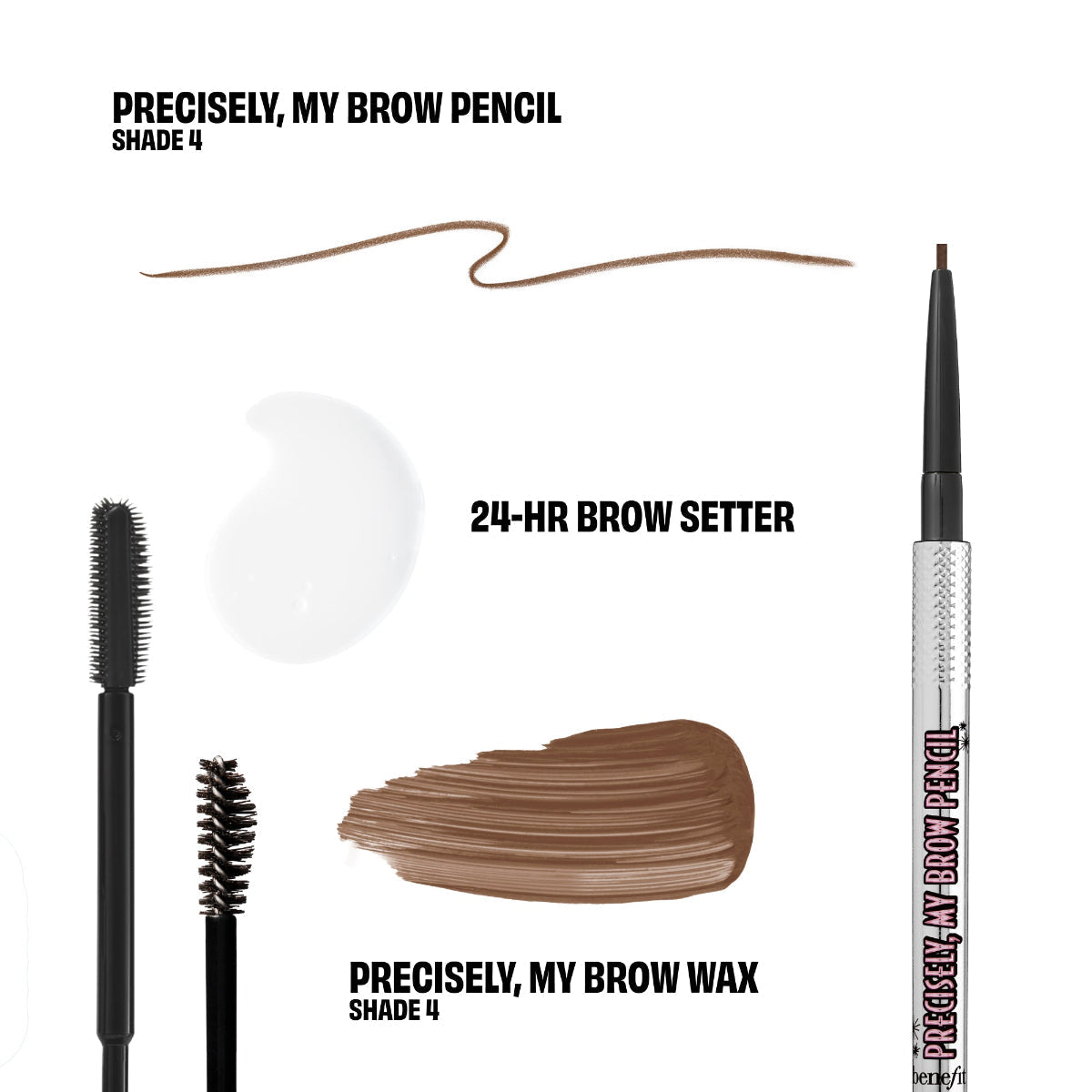 BROWminoes SHADE-4 , 3-Piece Brow Gift Set